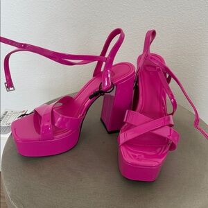 Zara Pink Heels NWT